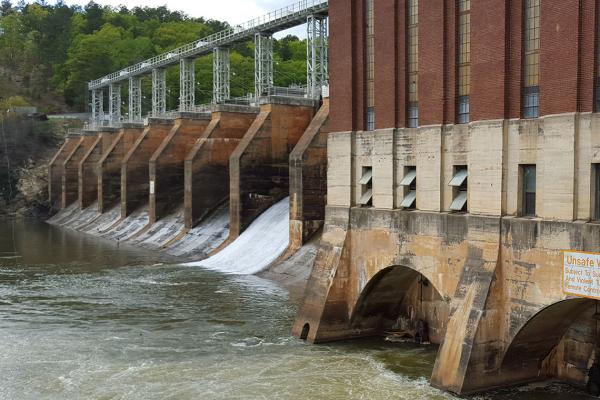 High Rock - Dam and Powerhouse High Rock - Dam and Powerhouse